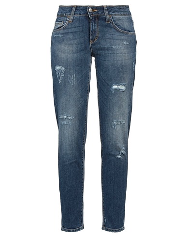 SHAFT Denim trousers Blue 98% Cotton, 2% Elastane