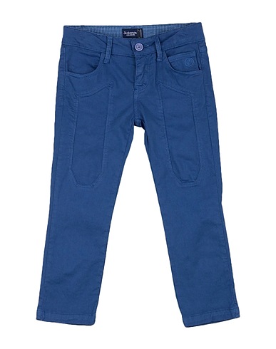JECKERSON Casual pants Slate blue 97% Polyester, 3% Elastane