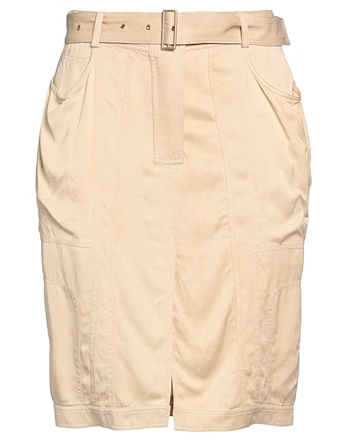 DONNA KARAN Midi skirt Sand 94% Polyamide, 6% Polyurethane