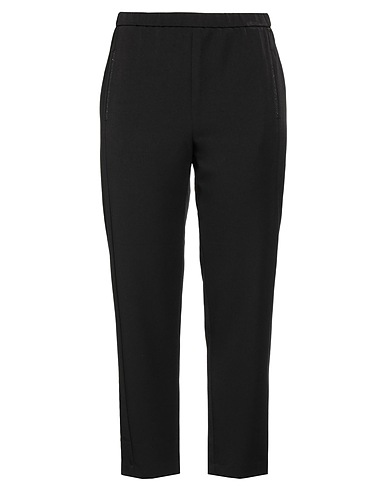 MARANI JEANS Casual pants Black 79% Polyester, 17% Viscose, 4% Elastane