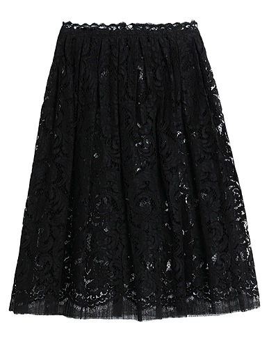 BIBI BACHTADZE Mini skirt Black 61% Cotton, 32% Rayon, 7% Polyamide