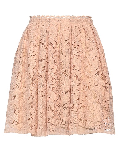 BIBI BACHTADZE Minigonna Cipria 61% Cotone, 32% Rayon, 7% Poliammide
