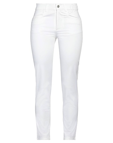 ELEVEN88 Pantalone Avorio 53% Viscosa, 41% Cotone, 6% Elastan