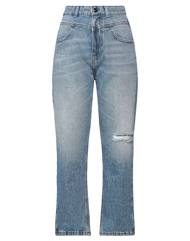 SEMICOUTURE Denim trousers Blue 100% Cotton