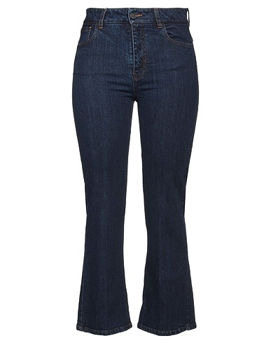 VIRNA DRÒ Pantaloni jeans Blu 98% Cotone, 2% Elastan