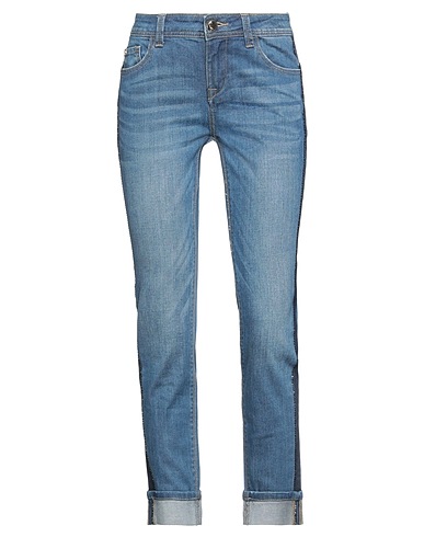GAUDÌ Denim pants Blue 98% Cotton, 2% Elastane