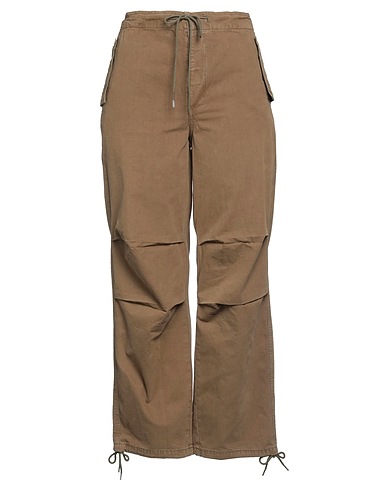 TOPSHOP Casual pants Military green 100% Cotton