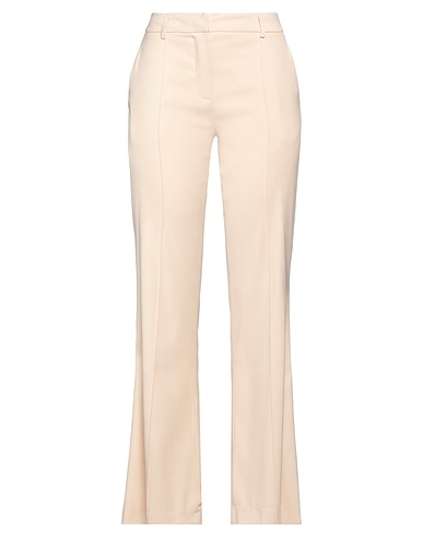KATIA GIANNINI Casual trouser Ivory 97% Viscose, 3% Elastane