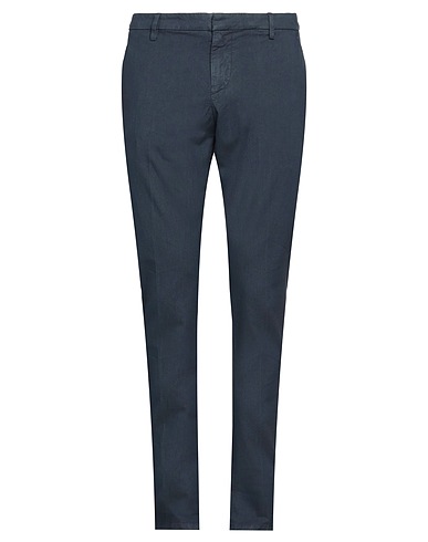 DONDUP Casual trouser Navy blue 98% Cotton, 2% Elastane