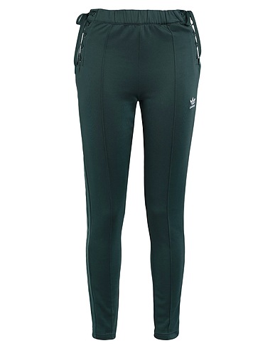 ADIDAS ORIGINALS Pantalone SLIM PANT Verde scuro 50% Cotone, 43% Poliestere riciclato, 7% Elastan