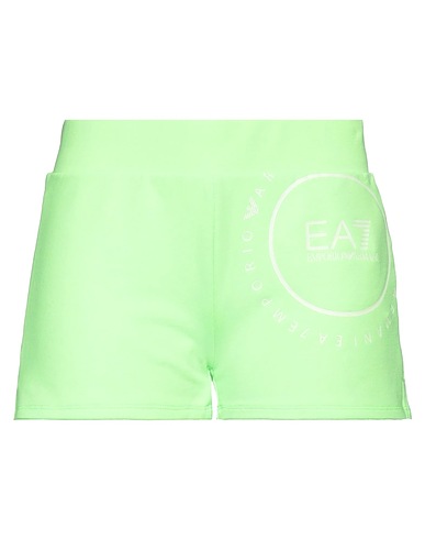 EA7 Shorts & Bermudas Grün 78% Polyester, 17% Viskose, 5% Elastan