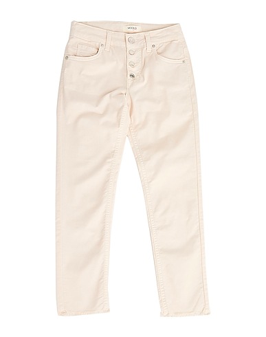 VICOLO Casual trouser Ivory 97% Cotton, 3% Elastane
