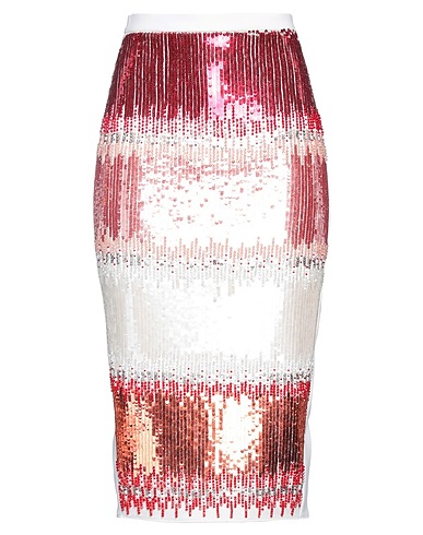 ELISABETTA FRANCHI Midi-Rock BIANCO 96% Polyester, 4% Elastan