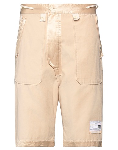 MAISON MIHARA YASUHIRO ショートパンツ＆バミューダパンツ ベージュ コットン 70% / ナイロン 30%