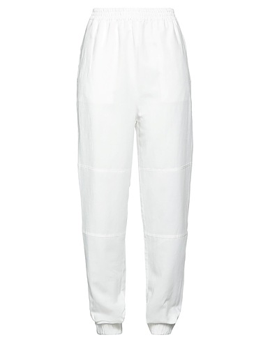 ROBERTO COLLINA Casual pants Off white 65% Viscose, 35% Linen