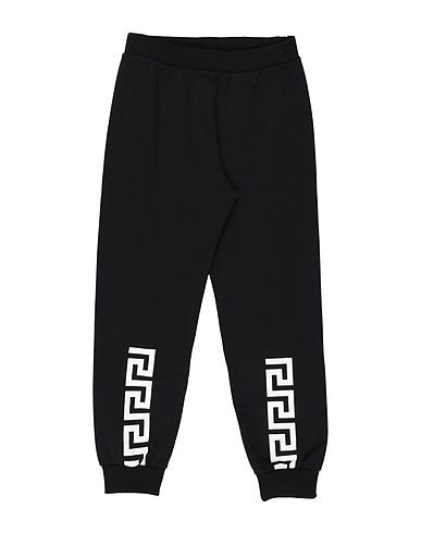 VERSACE YOUNG Hosen Schwarz 100% Baumwolle