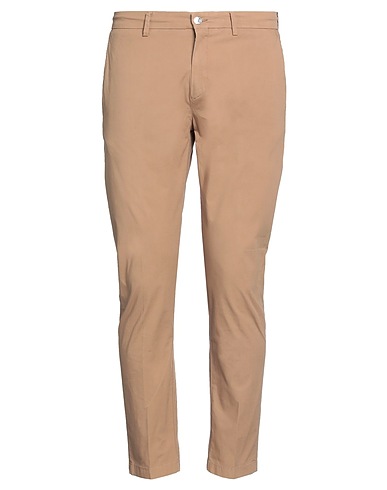 BE ABLE Casual pants Light brown 96% Cotton, 4% Elastane