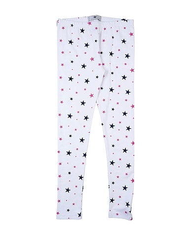 MACCHIA J Leggings White 92% Cotton, 8% Elastane