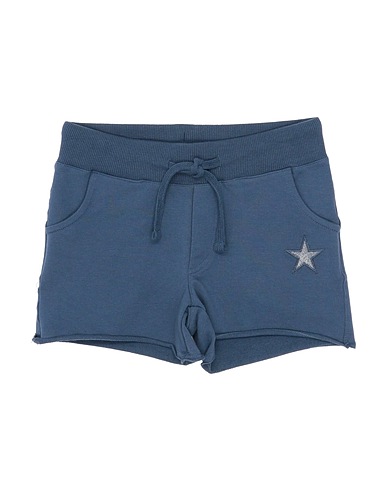 MACCHIA J Shorts & Bermuda Slate blue 95% Cotton, 5% Elastane