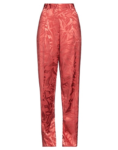 JUST CAVALLI Casual pants Coral 64% Viscose, 34% Acetate, 2% Elastane