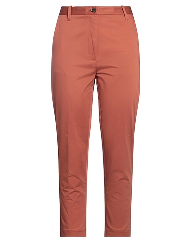 NINE IN THE MORNING Casual trouser Brown 97% Cotton, 3% Elastane