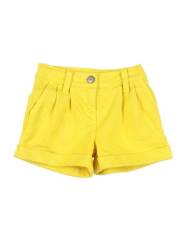 P.A.R.O.S.H. Shorts & Bermuda Yellow 98% Cotton, 2% Elastane