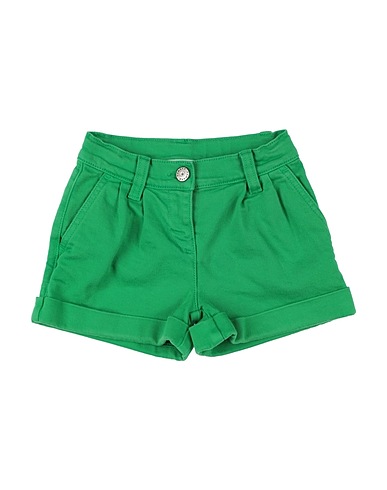 P.A.R.O.S.H. Shorts & Bermuda Green 98% Cotton, 2% Elastane