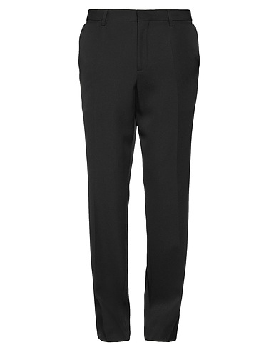BURBERRY Casual pants Black 100% Wool