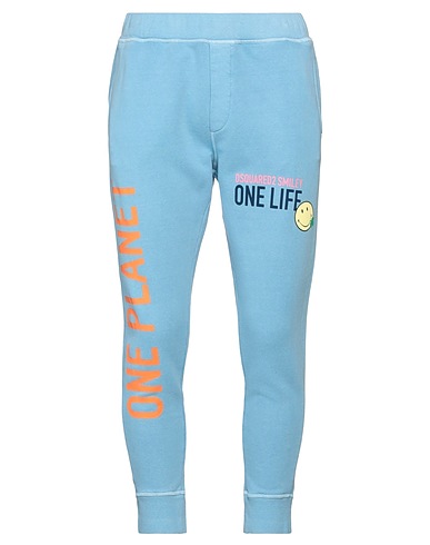 DSQUARED2 Casual trouser Sky blue 100% Cotton
