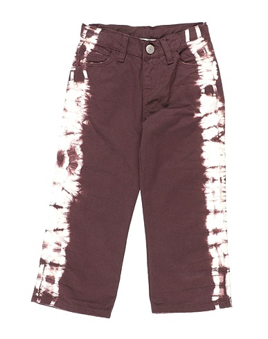 P.A.R.O.S.H. Denim pants Chocolate brown 100% Cotton