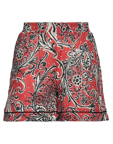 ANJUNA Shorts & Bermuda Mattone 100% Lino