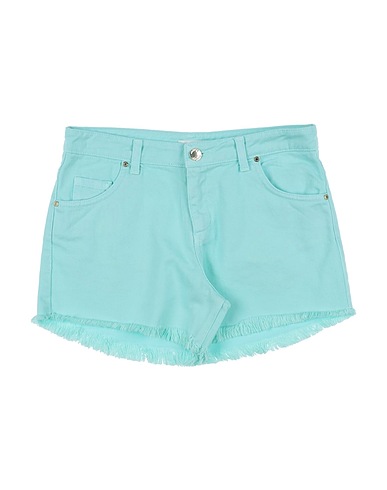 L:Ú L:Ú by MISS GRANT Shorts jeans Turchese 100% Cotone