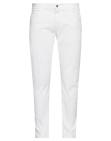 BETWOIN Casual trouser White 97% Cotton, 3% Elastane