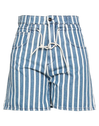 SEMICOUTURE Denim shorts Blue 100% Cotton