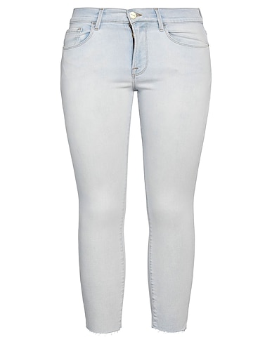 FRAME Denim trousers Blue 93% Cotton, 6% Polyester, 1% Elastane