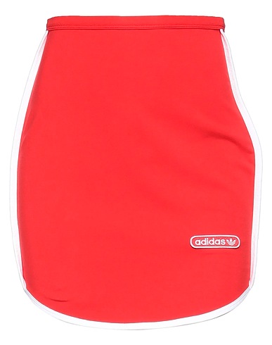 ADIDAS ORIGINALS Mini-jupe Rouge 93% Coton, 7% Élasthanne