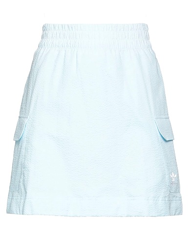 ADIDAS ORIGINALS Mini skirt Sky blue 100% Cotton