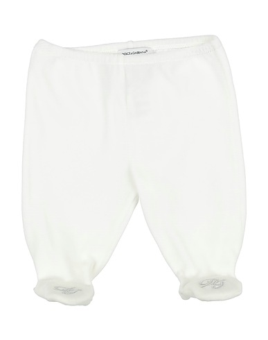 DOLCE&GABBANA Casual trouser Ivory 90% Cotton, 10% Polyamide