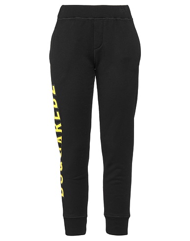 DSQUARED2 Pantalone Nero 100% Cotone, Elastan