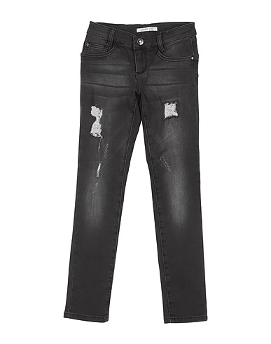 LIU •JO Denim pants Charcoal 81% Cotton, 17% Polyester, 2% Elastane