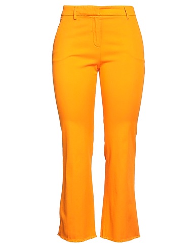 TRUE ROYAL Casual pants Orange 98% Cotton, 2% Elastane