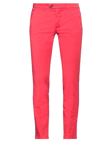 ROŸ ROGER'S Casual trouser Red 97% Cotton, 3% Elastane