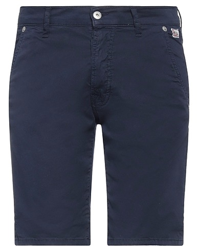 ROŸ ROGER'S Shorts & Bermuda Blu navy 98% Cotone, 2% Elastan