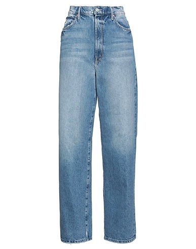 MOTHER Denim trousers Blue 100% Cotton