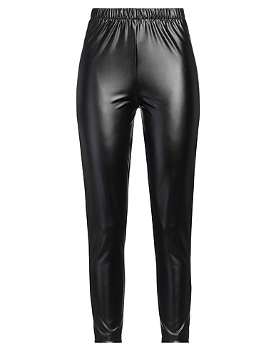 DELLA CIANA Pantalone Nero 52% Poliuretano, 40% Viscosa, 5% Altre Fibre, 3% Elastan