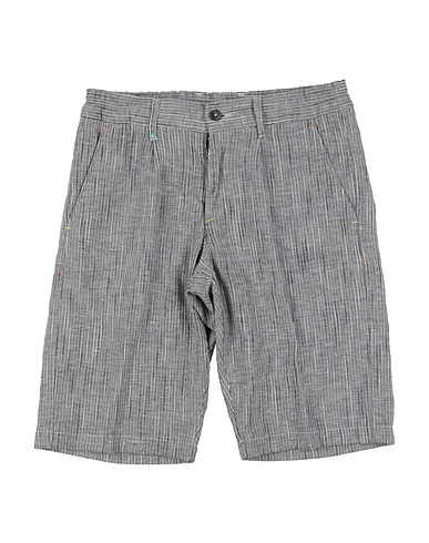 BERNA Shorts & Bermuda Midnight blue 50% Linen, 45% Cotton, 5% Polyester
