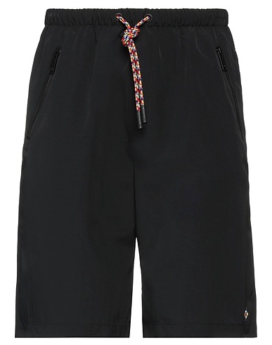 MARCELO BURLON Shorts & Bermuda Black 100% Polyamide