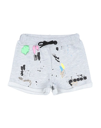 DIADORA Shorts & Bermuda Grey 100% Cotton
