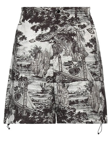 VALENTINO GARAVANI Shorts & Bermuda Black 100% Cotton
