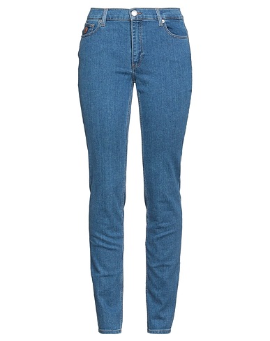 TRUSSARDI Denim pants Blue 84% Cotton, 14% Polyester, 2% Rubber